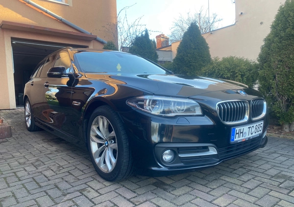 BMW Seria 5 cena 62500 przebieg: 247000, rok produkcji 2015 z Pieńsk małe 529